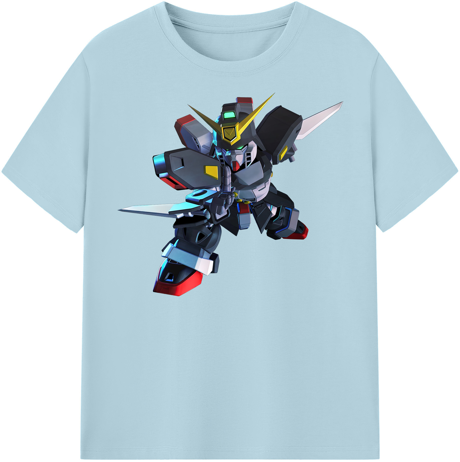 （画像用） 機動戦士ガンダム Mobile Suit Gundam 綿100％半袖Tシャツ（フロントプリント）